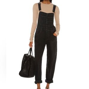 Free People-Size Small-We The Free Ziggy Denim Overall